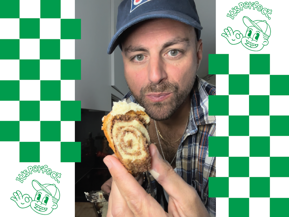 Maple pecan cream cheese frosted cinnamon rolls