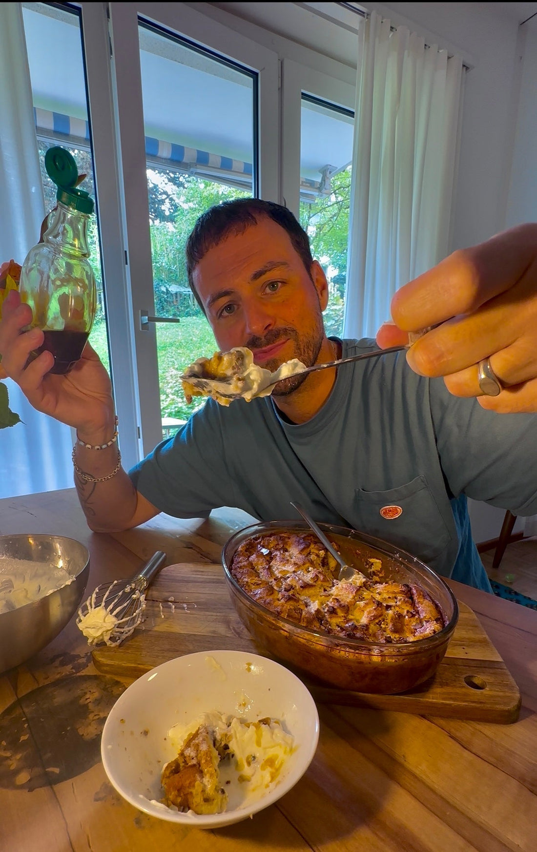 Maple Pecan Bread Pudding