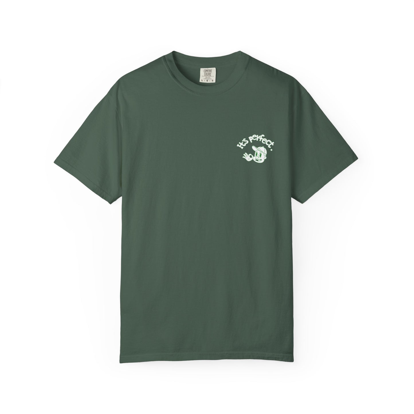 It's perfect. OG Logo Tee in Spruce green